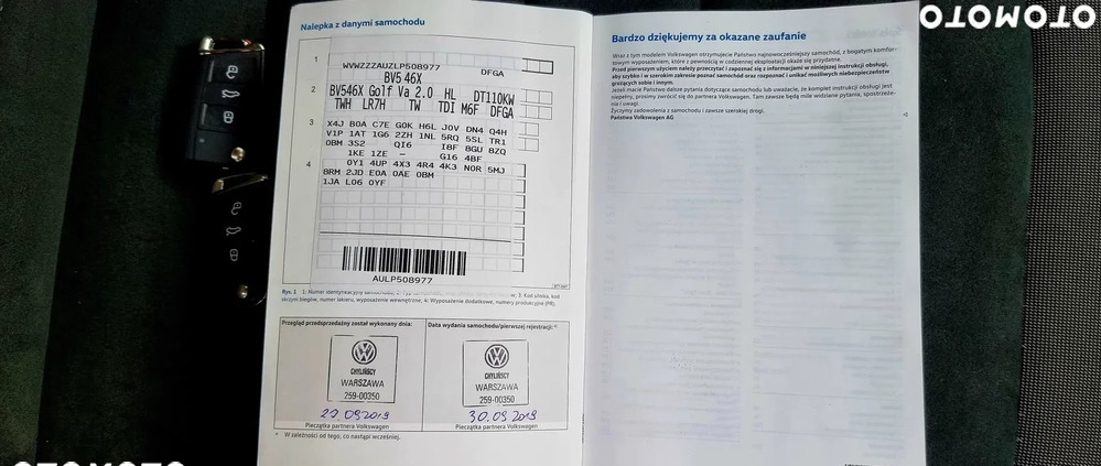 Volkswagen Golf cena 49999 przebieg: 200000, rok produkcji 2019 z Wieleń małe 407